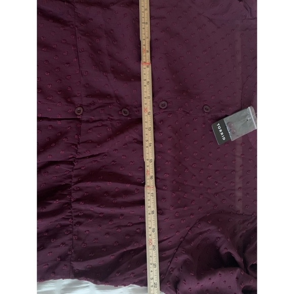 Torrid New With Tags Button Front Maxi Kimono Size Medium/Large - Picture 6 of 8